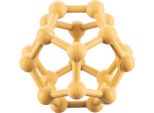 Zopa Teether Atom In Silicone, Giallo Senape