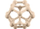 Zopa Teether Atom In Silicone, Beige Sabbia