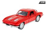 Modello 1:32, Rmz 1963 Chevrolet Corvette Stingray Split Window, Czerwony