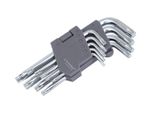 Chiavi A L 130 Mm Per Viti Torx, T10-T50, 9 Pz.