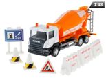 Modello 1:64, Rmz City Scania - Betoniera + Accessori