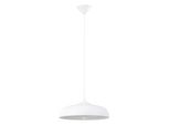 Lampada A Sospensione Gina Bianco 1Xe27 15W Acciaio 74X38X38Cm Sollux Lighting
