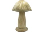 Clayre & Eef Decorazione Fungo Ø 13X20 Cm Poliresina Marrone