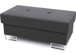 Pouf Con Spazio Di Archiviazione Wilfred - Grigio 3