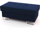 Pouf Con Spazio Di Archiviazione Wilfred - Blu 1