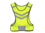 Gilet Di Sicurezza Altamente Visibile, Regolabile E Riflettente Per Gli Sport All'aperto, Il Ciclismo, La Corsa E L'escursionismo