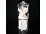 Scatola Di Plastica Comestic, Scatola Di Tamponi Acrilici, Scatola Di Tamponi Di Cotone, Scatola Rotonda Di Tamponi, Scatola Di Stoccaggio Di Tamponi Di Cotone