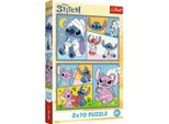 Trefl Trefl Disney Stitch Puzzle Set, 2X70 Pcs
