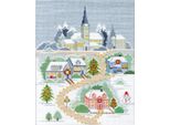 Kit Punto Croce Contato Olympus "Notte Di Natale"", 29,5X23,4Cm"