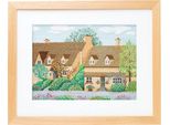 Kit Per Ricamo A Punto Croce Olympus "Cotswolds In Primavera"", Schema Contato, 23,4X32,5 Cm"