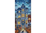 Kit Per Ricamo A Punto Croce Letistitch "Geistervilla"", Schema Contato, 19X39Cm"