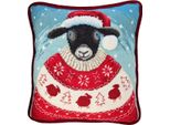 Confezione Da Ricamo Per Arazzo Bothy Threads "Cosy Christmas"", Immagine Da Ricamo Prestampata, TPY4, 36X36Cm"