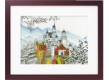 Kit Per Punto Croce Contato Olympus "Neuschwanstein"", 23,4X32,5 Cm"