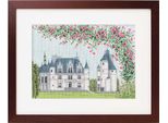 Confezione Da Ricamo A Punto Croce Olympus "Chenonceaux"", Schema Contato, 23,4X32,5 Cm"