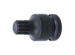 BGS Kraft-Bit-Einsatz 5381-M14, Antrieb Innenvierkant 12,5 Mm (1/2"), Innenvielzahn (FüR Xzn) M14 ; BGS Technic)