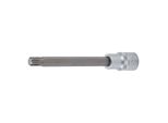 BGS Bit-Einsatz 5184-R10, LäNge 140 Mm, Antrieb Innenvierkant 12,5 Mm (1/2"), Keil-Profil (FüR Ribe) M10 ; BGS Technic)