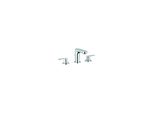 Grohe 3-Loch-Waschtischarmatur Eurosmart Cosmopolitan 1/2", Mit Ablaufgarnitur, Chrom (20187000)"