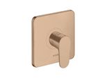 Hansgrohe Fertigset Axor Citterio M Up-Brause-Einhebelmischer, 1 Verbr., Brush. Red Gold (34625310)