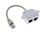 Inline® Duplicatore Di Porte Isdn, Da Spina RJ45 A 2X Presa RJ45, 0,15M