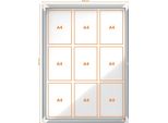 Nobo 1902580 Bacheca Per Appunti Interno Argento, Bianco Alluminio