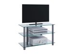 Mobili Tv Sindas Vetro Trasparente A. 45 X L. 59 X P. 48 Cm