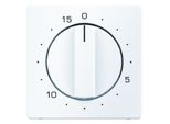 Berker 16326089 Piastra Centrale Con Manopola Di Controllo Per Timer Meccanico Bianco Polare Con Berk