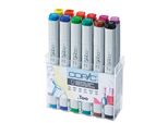 Set Di Pennarelli Copic Profi Con 12 Colori Fluorescenti