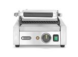 Griglia Di Contatto Hendi - Versione Singola, Scanalata Sopra E Sotto, 230V/1800W, 310X426X(H)210Mm