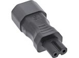Inline® Adattatore Di Rete Iec 60320 C14 / C7, Da 3 Poli A 2 Poli