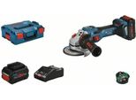 Smerigliatrice Angolare Bosch Professional Gws 18V-15 Sc, 1500W, 11000 Giri/Min, Diametro Disco 125 Mm, 2 Batterie 5,5 Ah Procore18V, Caricabatterie, L-Boxx