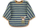 Lätzchen STERNTALER Ärmellätzchen, Emmilius, mittelblau, Baby, blau (mittelblau), Baumwolle, Lätzchen