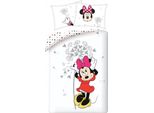 Disney Minnie Mouse Bettbezug Fiore - Einzel - 140 X 200 Cm - Baumwolle