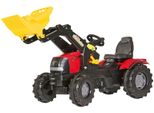 Tretfahrzeug Rolly Toys "Case Puma Cvx 240", Rot, Tretfahrzeuge, Kinderb:53Cm H:81Cm T:142Cm, Kunststoff, Kindertraktor Mit Lader, B:53Cm H:81Cm T:142Cm