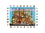Wooden City Holzpuzzle Castello Musicale 2In1, 1010 Pezzi Eco