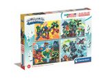 Clementoni Puzzle Dc Super Friends 4In1 (20+60+100+180 Pezzi)