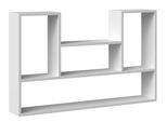 Scansia A Parete Indrek - Bianco Opaco
