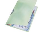 6X Leitz 41760055 Cartella A Clip Colorclip Rainbow A4 Pp Verde