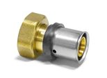 Raccordo Di Transizione A Pressare Pipetec Da Tubo Multistrato In Alluminio 20 X 2 Mm A 3/4" Eurocono Raccordo: 20 X 2 Mm - 3/4 Pollici Eurocono Dimensione: 20 X 2 Mm - 3/4 Pollici Eurocono"