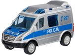 Modello 1:50, Mercedes-Benz Sprinter Mini, Polizia, Argento