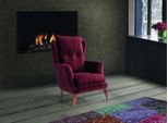 Poltrona Soggiorno Mobili Di Lusso Design Moderno Rosa Monoposto Relax Club