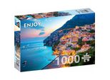 Enjoy Puzzle Positano Al Tramontoä Mmerung, Italia 1000 Pezzi