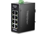 Trendnet TI-ELC80 Trendnet 8-Port Industrial Fast Ethernet Din-Rail Miniswitch