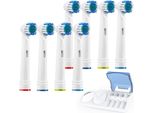 Braun Oral-B Precision Clean Set Di 8 Spazzolini Con Supporto E Sportellino