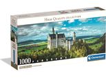 Clementoni - Puzzle Panorama Neuschwanstein 1000 ElementóW - Wysoka Jakość
