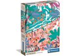 Clementoni - Compact 1000 Pieces - Sunday At The Beach