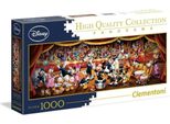 Clementoni - Puzzle 1000 ElementóW Disney Orchestra Panorama - Oficjalny Produkt
