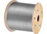 Succebuy Fune Metallica In Acciaio Inox 316 Da 1/8 Di Pollice 1 X 19, Lunghezza 500 Piedi, Ringhiera, Decking, Balaustre Fai Da Te