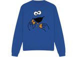 Sesame Street - Felpa "Om Nom"" Per Uomo/Donna Unisex TV20228 (Xxl) (Blu Reale)"