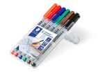 Staedtler® 311 WP6 Penna Universale Lumocolor® - Non Permanente, S, 6 Colori