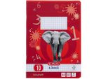 Herlitz 340109 Herlitz Schulheft X.Book Lineatur 10 Kariert Din A5 AußEnrand, 32 Blatt